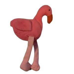 TY Teenie Beanie Baby Pinky Pink Flamingo Plush Toy 1993 mini 7 inch